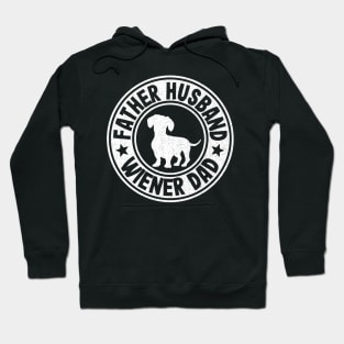 Father Husband Wiener Dad Funny Dachshund Hoodie